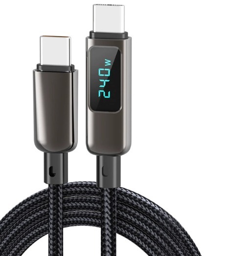 Mindpure USB4 Cable Data Transfer 5A 240W USB-C PD Thunderbolt4 USB3.2 8K Video 40Gbps iPhone 15 Braid Shielding