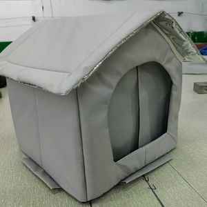 Vente en gros de lits pour chats en peluche douce et chaude de luxe pour l'intérieur, produit pour animaux de compagnie, maison pour petits chiens et chats, maison d'intérieur - Product Image 2