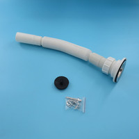 Connecteur de tuyau de vidange universel, siphon flexible, vidange, pour évier de cuisine et lavabo