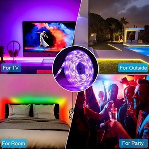 新製品のアイデア2023パーティーアクセサリーLEDストリップライトRGBミュージックシンクCベッドルームルームキッチン用 - Product Image 2