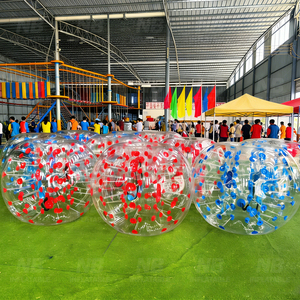 Ballon de football <span class=keywords><strong>gonflable</strong></span> durable de 1,2 m en PVC pour jeux de football en plein air, team building et divertissement en plein air - Product Image 4