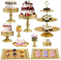 Ensemble de 10 supports à gâteaux, décoration de table de dessert d'anniversaire, style européen, fournitures de présentation