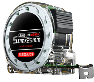 Cinta métrica de acero con caja transparente de plástico engrosada de alta precisión de grado industrial de 5M - Product Image 3