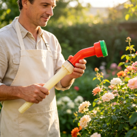 Pistolet d'arrosage de jardin à conception flexible pour éviter les dommages aux semis lors de l'arrosage des parterres de légumes, buse d'arrosage pour pépinière à prix compétitif