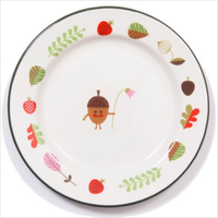 Assiette en émail métallique épaissie, écologique, sûre pour les enfants, avec logo personnalisé, pour dîner, soupe et fruits, vente en gros à prix compétitif, directement de l'usine chinoise, idéale pour cadeau
