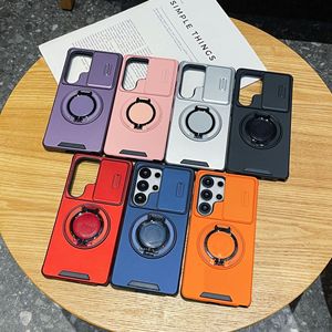 Funda Protectora para Teléfono con Anillo Magnético y Soporte, Resistente a Impactos, con Cubierta Deslizante para Cámara, para <span class=keywords><strong>Samsung</strong></span> S26 Ultra, S25 Ultra, A55 - Product Image 2