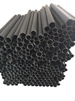 Gran oferta de tubo de fibra de carbono de peso ligero de superficie tejida de sarga 3K personalizada de alto módulo