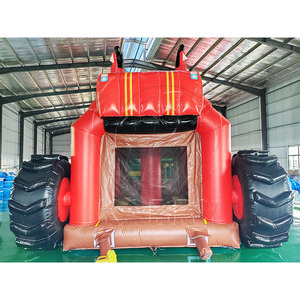 Château gonflable commercial à thème <span class=keywords><strong>voiture</strong></span> flamboyante en PVC pour parc d'attractions extérieur - Product Image 4