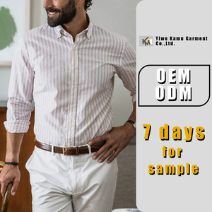 <span class=keywords><strong>Camicia</strong></span> in <span class=keywords><strong>Lino</strong></span> da Uomo a Righe, Maniche Lunghe, Traspirante, Comoda, Morbida, Casual, di Alta Qualità, Personalizzabile con Logo - Product Image 2