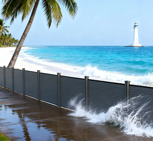 डिय कस्टम 6/8-फुट गार्डन विला खेत समुद्र तट गोपनीयता बाड़ और गेट्स-कारखाने प्रत्यक्ष बिक्री, गुणवत्ता की गारंटी, wpc - Product Image 2