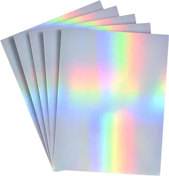 High Quality Custom Printing PVC Plastic ID Overlay Fluorescent Hologram Card
