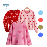Pulls décontractés à manches longues pour bébés, avec motif imprimé personnalisé, pour la Saint-Valentin, pour les vêtements du printemps