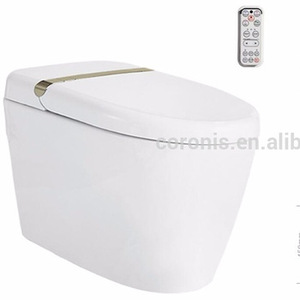 CORONIS Chine Luxe WC intelligent électronique à fonctions complètes, auto-nettoyant, chauffant, à <span class=keywords><strong>siphon</strong></span> automatique, bidet intégré, allongé - Product Image 3