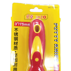 มีดปาดปูนบาซู 3 นิ้ว ใบมีดตรงสแตนเลส สำหรับงานฉาบปูนและทาสี - Product Image 3