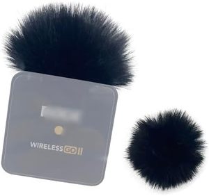 Parabrisas Pop Filter Wind Muff Sistema de doble canal Exterior Dead Cat Parabrisas para <span class=keywords><strong>Rode</strong></span> Wireless <span class=keywords><strong>Go</strong></span> <span class=keywords><strong>II</strong></span> <span class=keywords><strong>Rode</strong></span> <span class=keywords><strong>Go</strong></span> 2 Accesorios - Product Image 6