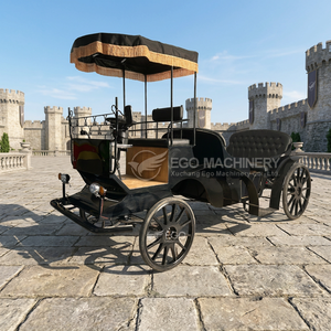 Charrette royale de mariage à prix d'usine, chariot à chevaux personnalisé, charrette de transport spéciale, charrette électrique de tourisme - Product Image 2