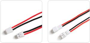 Cable conector macho y hembra de 2 pines, imagen enrollable a zoom, JST-PH, 2,0mm, paso de 2,0mm, 26AWG - Product Image 2