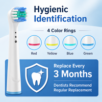 Têtes de brosse à dents de rechange, poils en nylon DuPont US, compatibles avec Oral B, pack de 4/8/12/16 pièces
