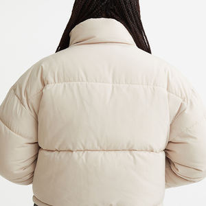 Chaqueta acolchada de palangre XL de alta calidad para mujer, abrigo de burbujas grueso con logotipo personalizado, Material de tela al por mayor - Product Image 6