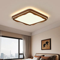 Plafonnier LED linéaire en acrylique style crème français, encastré, CRI 80 élevé, moderne et simple, pour chambre et bureau, en fer rectangulaire