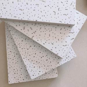 Tấm Trần sợi khoáng 600x600 âm thanh gạch Trần tùy chỉnh tấm Trần sợi khoáng treo trần tấm hấp thụ âm thanh - Product Image 1