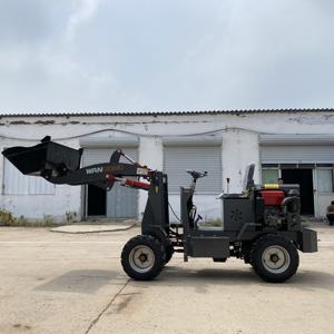 1 тонный мини-дизельный погрузчик с номинальной нагрузкой, малое колесо, год гарантии, основной компонент двигателя для продажи - Product Image 1