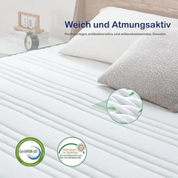 30 cm Dicke Matratze Gel-Memory-Foam King Queen Double Single Größe für Schmerzlinderung & Tiefschlaf, Glasfaserfrei