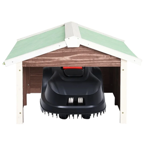 Abri <span class=keywords><strong>de</strong></span> <span class=keywords><strong>voiture</strong></span> moderne <span class=keywords><strong>en</strong></span> <span class=keywords><strong>bois</strong></span> pour garage avec conception résistante à la pluie pour le rangement <span class=keywords><strong>de</strong></span> robots tondeuses à gazon - Product Image 2