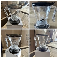 Ensemble de tasses à café, infuseur à thé intelligent pour thé en vrac avec sous-verre - Infuseur à café en vrac facile à utiliser