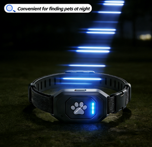 Coleira Rastreadora <span class=keywords><strong>GPS</strong></span> 4G para Cães e Gatos Pet Smart com Material Plástico à Prova d'Água IP67 e Carregamento Magnético - Product Image 1