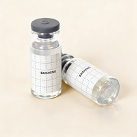 Étiquettes personnalisées pour flacons de 10 ml et 5 ml, étiquettes autocollantes pour flacons de poudre de peptide à double couche de 10 ml et 5 ml