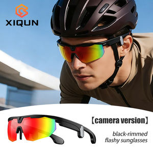 Lunettes de sport intelligentes W640 pour le cyclisme, la conduite en plein air, la course à pied, protection UV400, coupe-vent, lunettes de soleil PC avec caméra 1080P pour enregistrement - Product Image 6