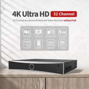Enregistreur vidéo réseau 4K HIK original <span class=keywords><strong>DS</strong></span>-<span class=keywords><strong>7732NI</strong></span>-<span class=keywords><strong>K4</strong></span>/16P 32 canaux Plug & Play avec <span class=keywords><strong>16</strong></span> ports PoE et entrée 256 Mbps - Product Image 2