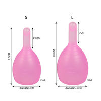 Copa Menstrual de Silicona Certificada con Drenaje Nueva Copa Menstrual Diseñada para un Manejo Efectivo DE LA Menstruación