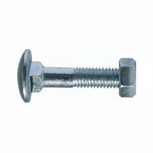 TOOLSHOP Viti in Acciaio 4.8 con Dado Esagonale TTDE 12 X 100mm DIN 603/DIN 555 Zincate, Confezione da 50 Pezzi VIT0105 - Product Image 2