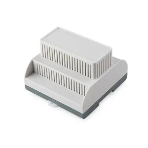 Din rail box diy plastic electronics project box PLC abs plastic enclosure junction box abs electrical plastic case 112*108*75mm