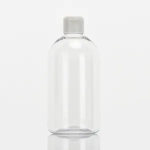 500ml Haustier transparent gefrostet runde Parfüm Kosmetik Verpackung Kunststoff Sprüh flasche
