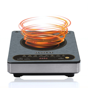 Placa de inducción negra de alta calidad, placa de cocción portátil con pantalla, estufa de inducción de 3500W, cocina de inducción comercial individual - Product Image 2