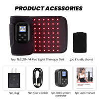 IDEATHERAPY TLB120-F4 660 850nm Cintura Wireless Personalizzabile con Batteria Magnetica per Terapia a Luce Rossa e Infrarossi