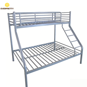 <span class=keywords><strong>Lit</strong></span> <span class=keywords><strong>superposé</strong></span> <span class=keywords><strong>simple</strong></span> <span class=keywords><strong>en</strong></span> métal avec échelle pour 2-3 personnes, design moderne, idéal pour les dortoirs des travailleurs scolaires - Product Image 1