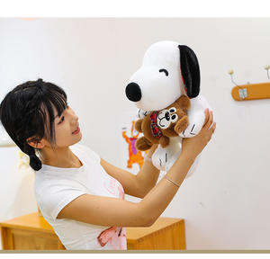 Peluche de Snooppy de 35-55 cm, Ratón Marrón, Oso Blanco Adorable, Perro <span class=keywords><strong>Beagle</strong></span>, Juguete de Peluche, Almohada Suave de Dibujos Animados, Regalo de Cumpleaños - Product Image 6