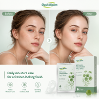 Masque facial en bio-collagène à marque privée, masque en feuille pour le visage au rétinol, glutathion et vitamine C, blanchissant, hydratant, format voyage