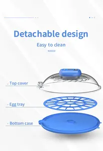 Home-incubadora de 80 huevos, máquina totalmente automática para incubar huevos de gallina