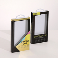 Boîte en papier personnalisée pour câble de données, écouteurs, batterie externe, emballage de produits électroniques avec trou de suspension et fenêtre transparente