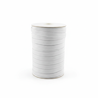 Fil élastique haute ténacité de 12 mm pour la couture, fil extensible robuste enduit de polyester pour vêtements, sacs, bricolage, artisanat, extérieur