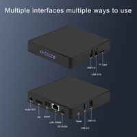 Boîtier TV Android 14 CZ2100 4K Amlogic S905X5M 2 Go 16 Go WiFi6, décodeur intelligent avec décodage AV1 et lecteur multimédia Ethernet 1000M