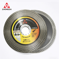 Lame de coupe diamantée pour carrelage, pressée à chaud, OEM personnalisée, 125 mm, pour la découpe et le meulage de carrelage en porcelaine, granit, marbre