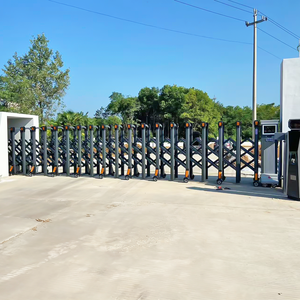 Bảo Vệ Chống Trộm Bền Có Thể Thu Vào Cổng Kính Thiên Văn Nhôm Cổng Cho Trường Học Khách Sạn Công Viên Trường Kho Điện Cổng - Product Image 4