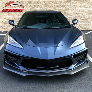 Protector de Parachoques Delantero para Chevy Corvette C8 2020-2025, Estilo 5VM, Impresión de Fibra de Carbono, 5 Piezas, Difusor, Protector de Mentón - Product Image 2