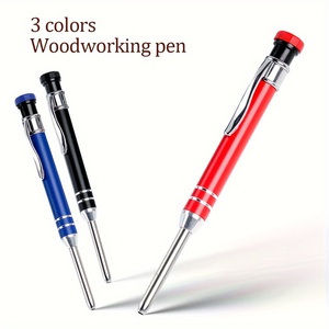 Pluma de ingeniería de grado DIY de 2,8mm, lápiz de marcado especial para carpintería de agujeros profundos metálicos, cables rojos, amarillos y negros, compatible con ODM OEM - Product Image 6